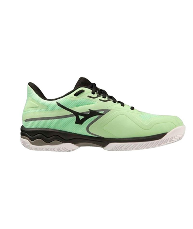 Chaussures Pádel Mizuno de Wave Exceed Light 2 CC Green Homme