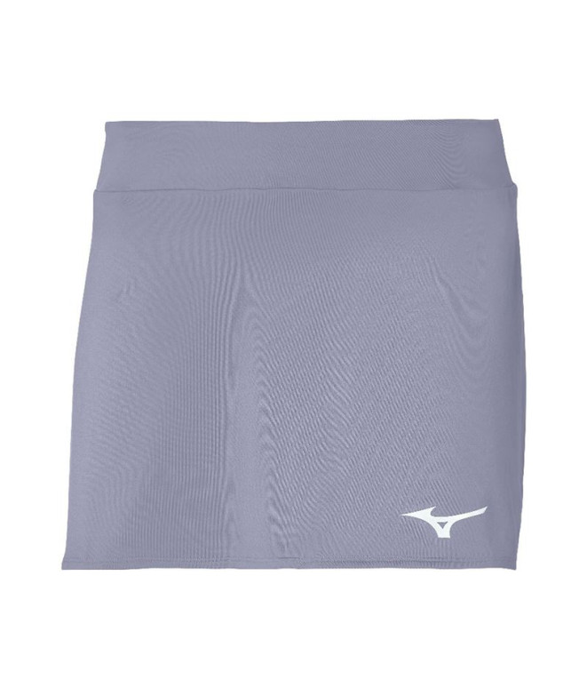 Calça Pádel Mizuno de Flex Skort Cinzento Mulher