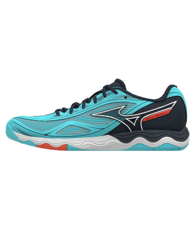 Chaussures Tennis de table Mizuno par Wave Medal 7 Turquoise