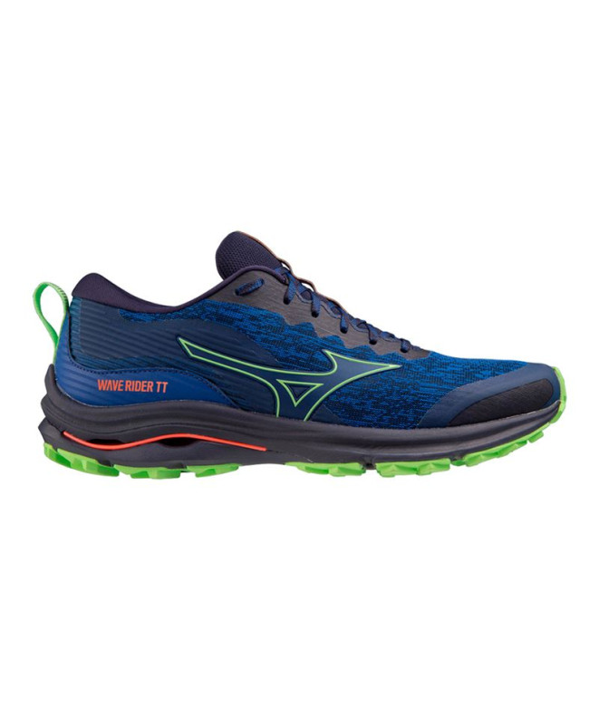 Sapatilhas de Trail Mizuno Wave Rider TT Azul Homem