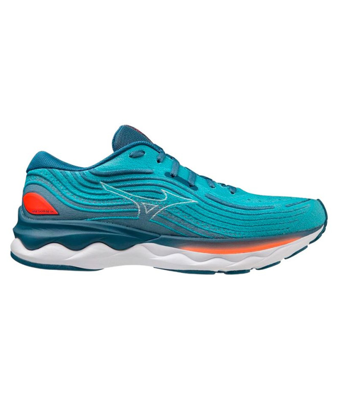 Chaussures Running Mizuno de Wave Skyrise 4 Bleu Homme