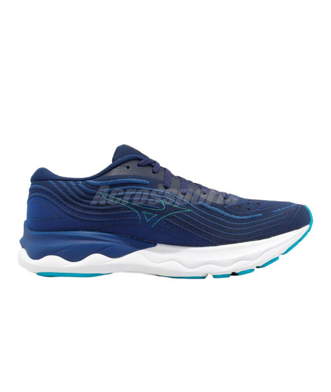 Chaussures par Running Mizuno Wave Skyrise 4 Bleu Homme