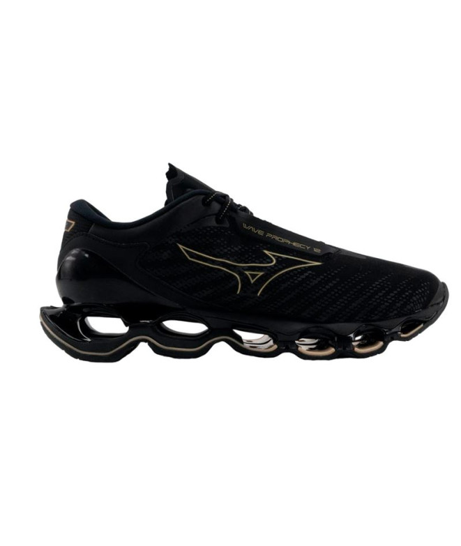 Chaussures par Running Mizuno Wave Prophecy 12 Noir Unisexe