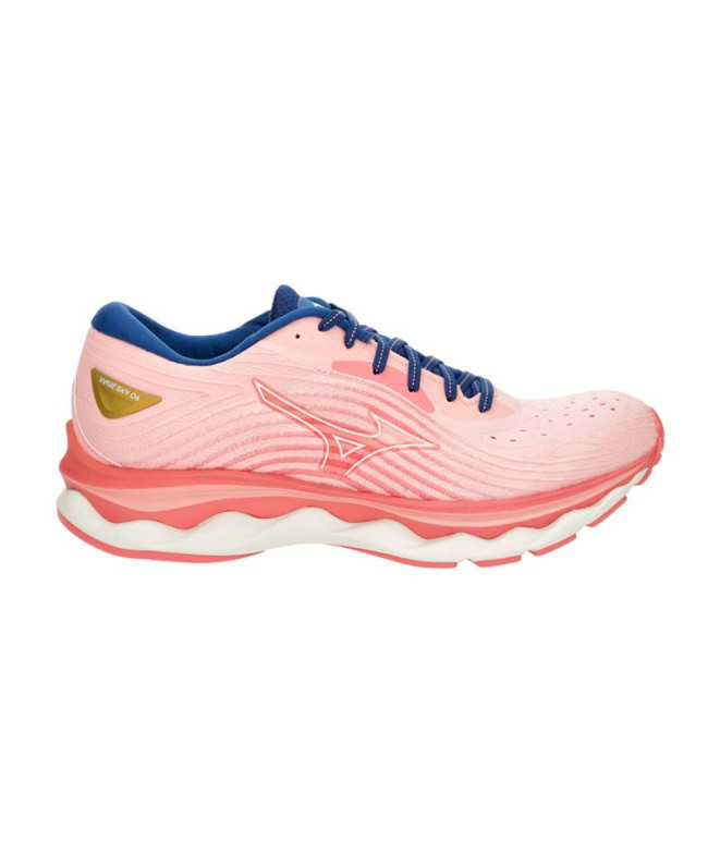 Chaussures Running Mizuno par Wave Sky 6 Salmon Femme