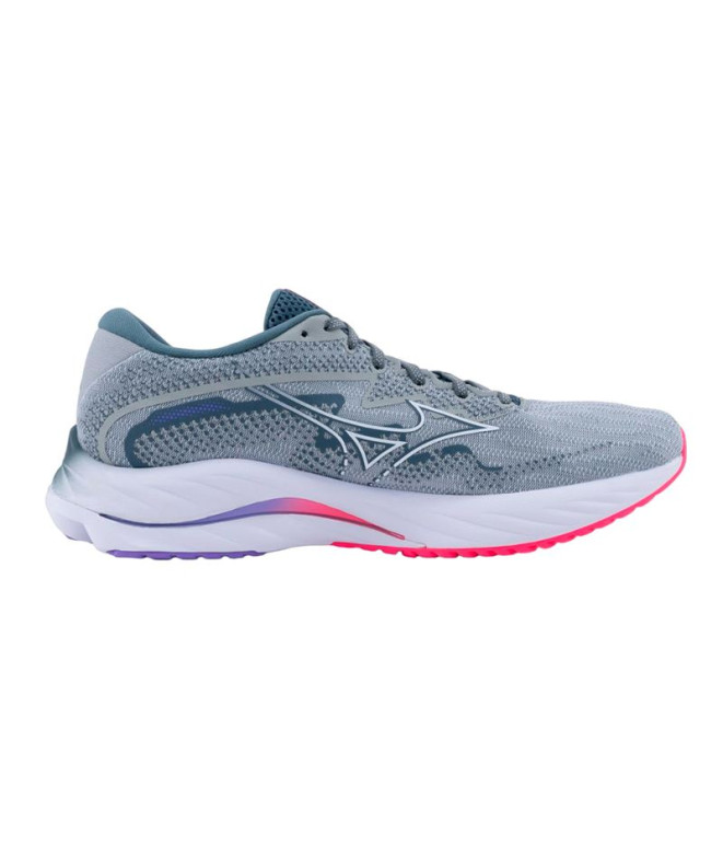 Zapatillas de Running Mizuno Wave Rider 27 Gris Mujer