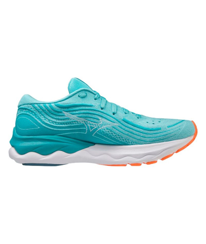 Chaussures Running Mizuno de Wave Skyrise 4 Bleu Femme