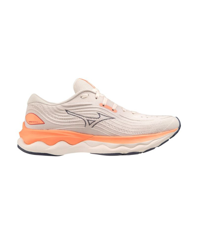 Chaussures Running Mizuno de Wave Skyrise 4 Blanc Femme