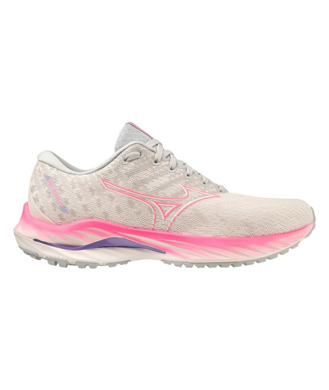 Zapatillas de Running Mizuno Wave Inspire 19 Blanco Mujer