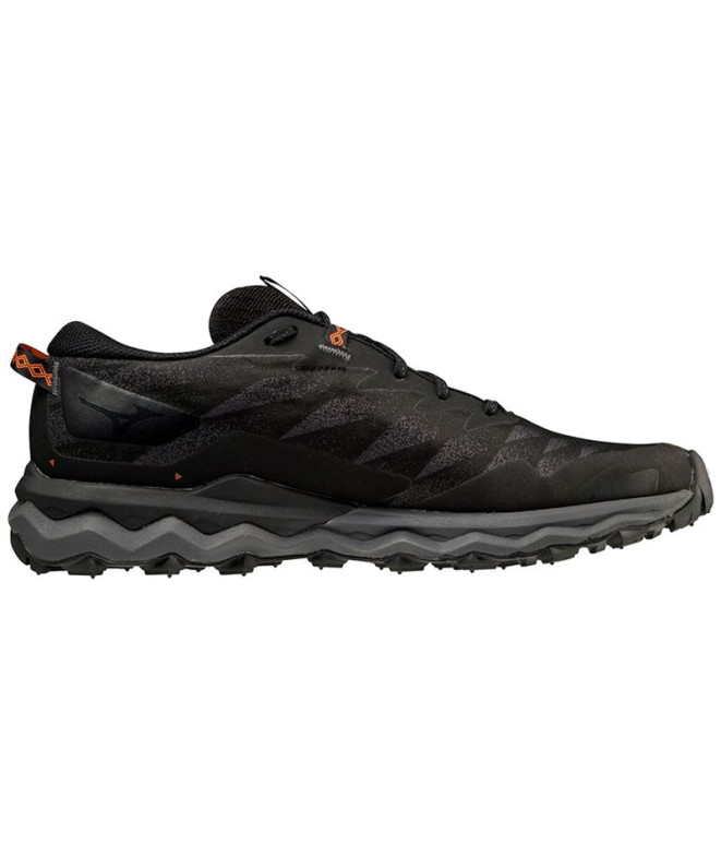 Chaussures Trail Mizuno Homme de Wave Wave Daichi 7 Gtx Noir/Irongate/Meccao