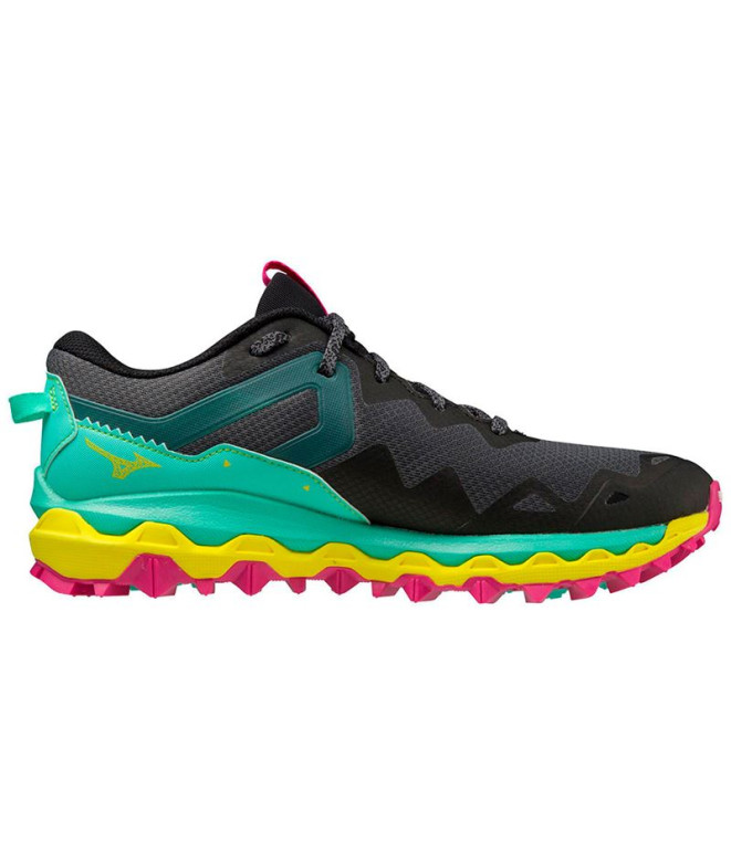 Sapatilhas Trail Mizuno por Wave Mujin 9 Cinzento Mulher