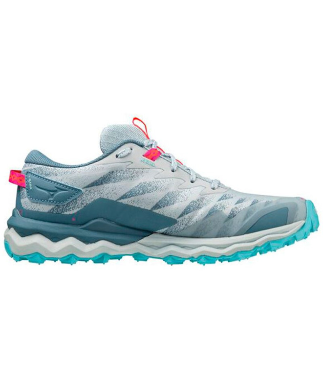 Chaussures Trail Mizuno par Wave Daichi 7 Blue Femme