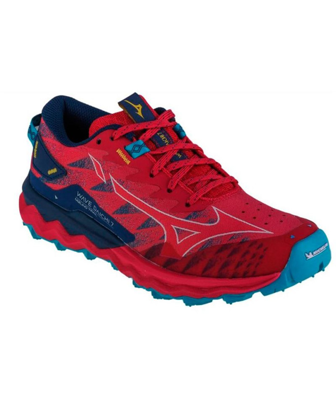 Sapatilhas Trail Mizuno por Wave Daichi 7 Dark Pink Mulher