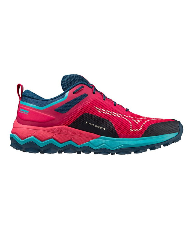 Chaussures Trail Mizuno par Wave Ibuki 4 Rose foncé Femme