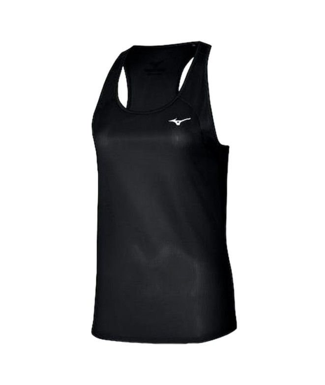 T-shirt Running Mizuno de Dryaeroflow Black Femme