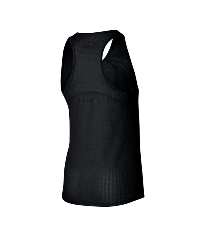 Camiseta Running Mizuno de Dryaeroflow Preto...