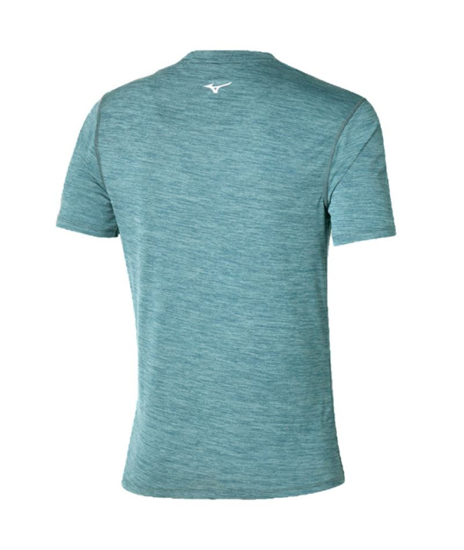 T-shirt Fitness Mizuno par Impulse Core Grey Homme