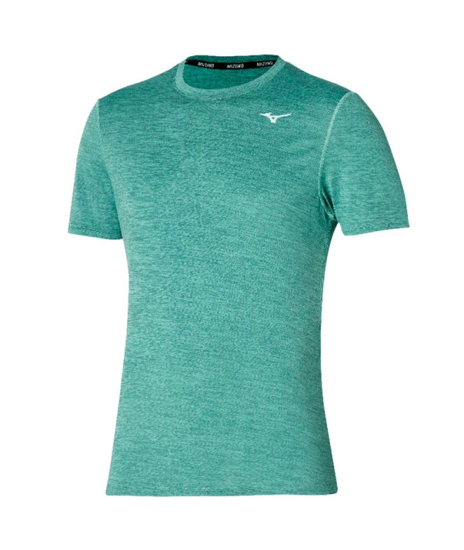 Camiseta Fitness Mizuno de Impulse Core Green Homem