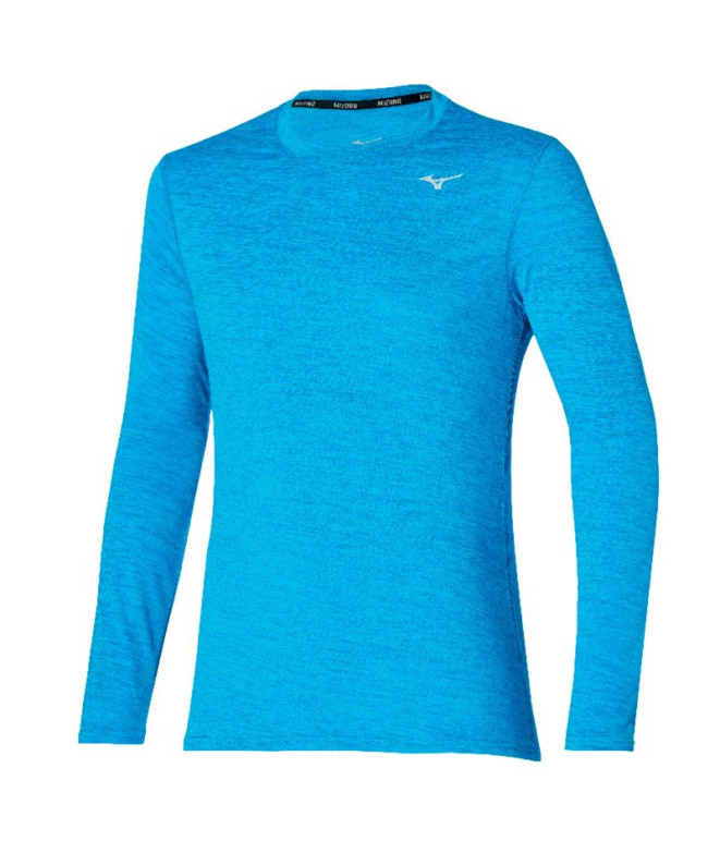 Camiseta Fitness Mizuno por Impulse Core Blue Homem