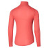 T-shirt Running Mizuno de Dryaeroflow Half-Zip Salmon Red Femme