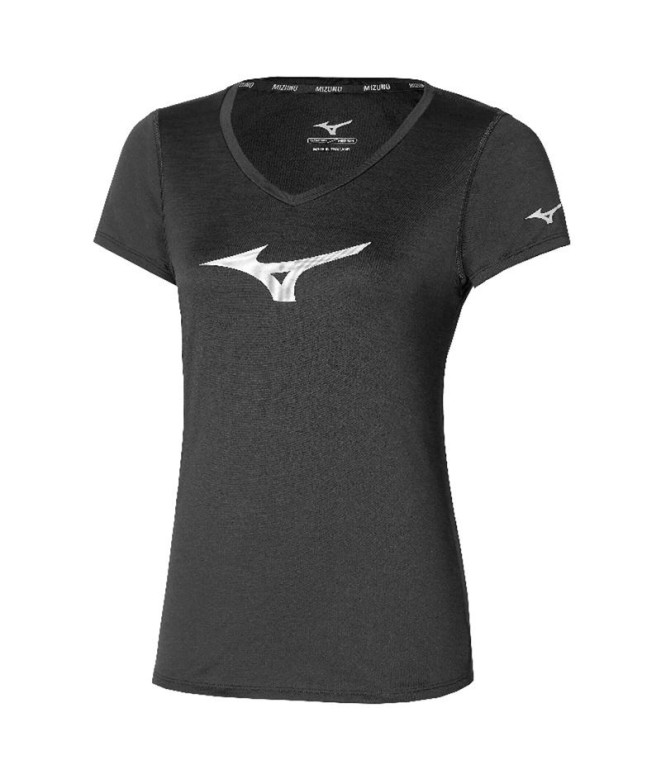 T-shirt Fitness Mizuno de Core RB Black Femme
