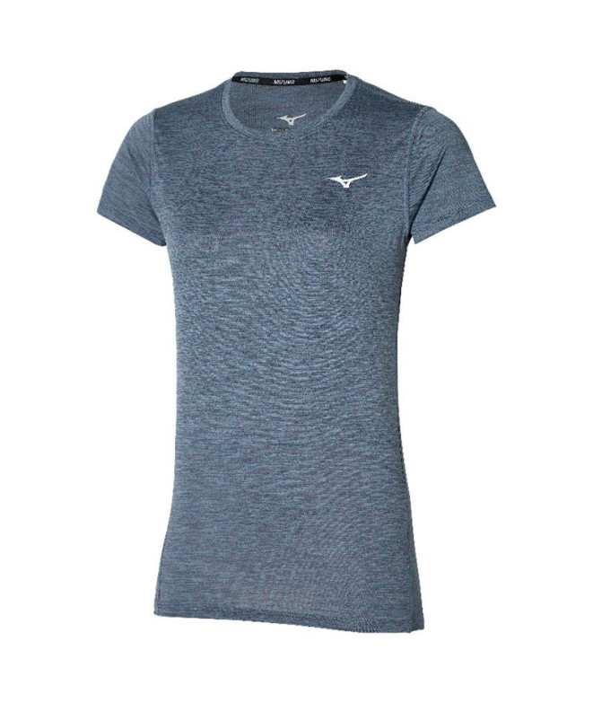 T-shirt Fitness Mizuno par Impulse core Blue Homme