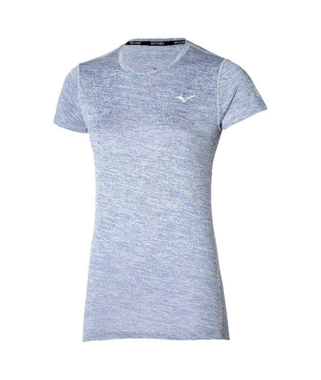 T-shirt Fitness Mizuno du noyau d'impulsion Violet Homme