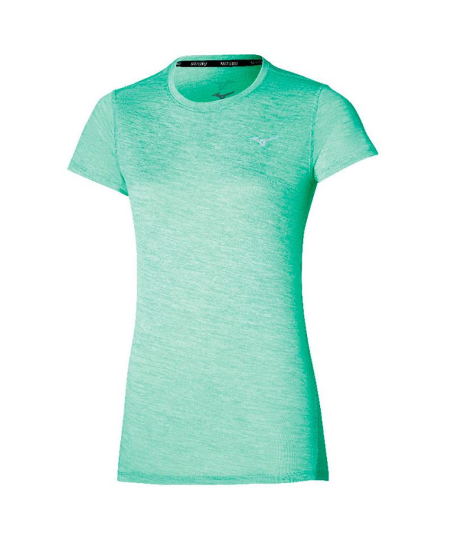 Camiseta de Fitness Mizuno Impulse core Verde Hombre