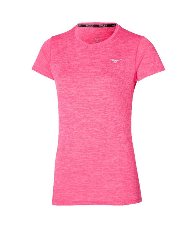 Camiseta Fitness Mizuno por Impulse core Pink Homem