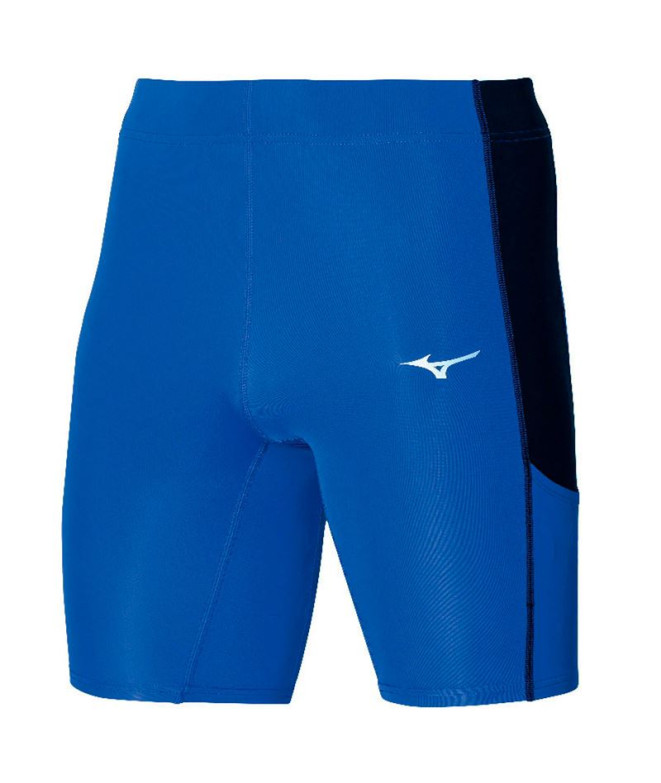 Collants Fitness Mizuno de Core Mid Blue Homme