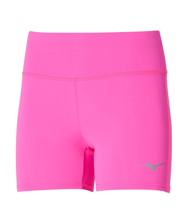 Collants Fitness Mizuno de Core Short Fuchsia Femme