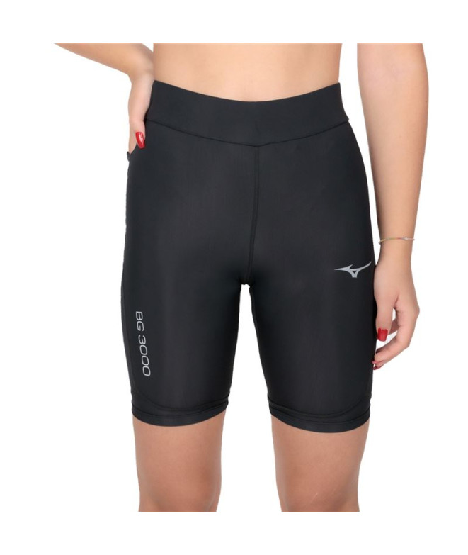 Mallas de Trail Mizuno BG3000 Mid Negro Mujer