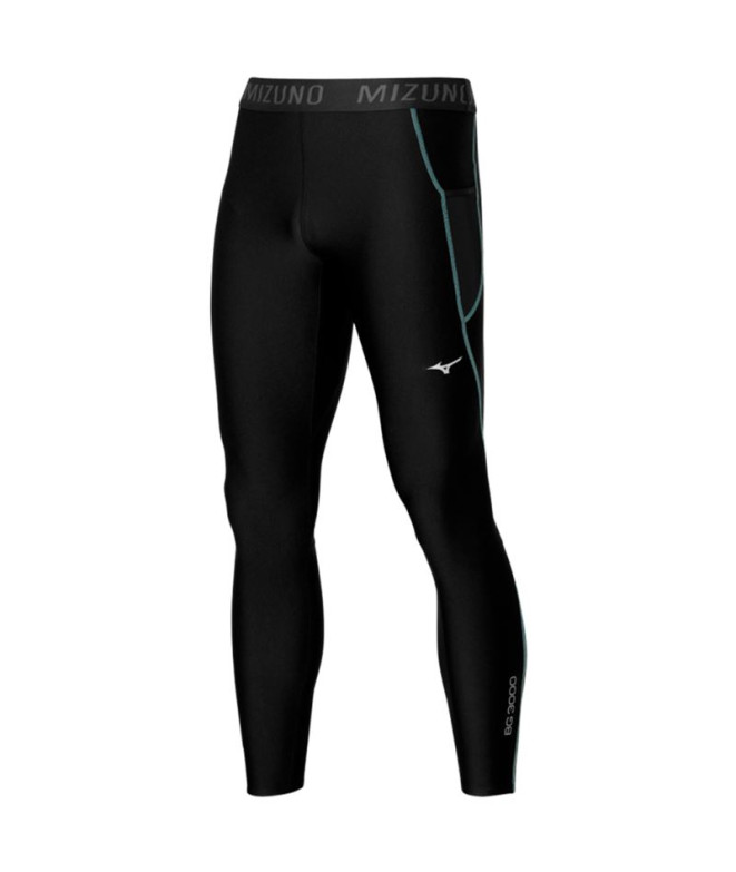 Collants Trail Mizuno de BG3000 Long Black Homme