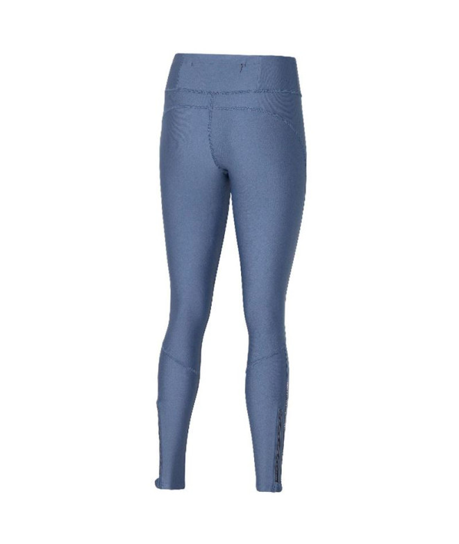 Collants Running Mizuno de Premium Blue femme