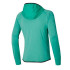 Veste Running Mizuno de Warmalite Hybrid Green Homme