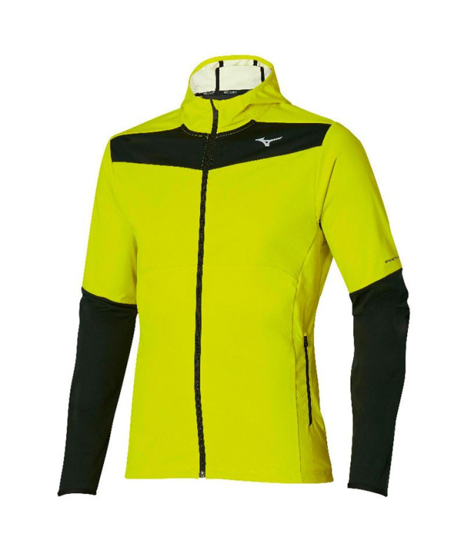 Casaco Running Mizuno de Thermal Charge BT Yellow Homem