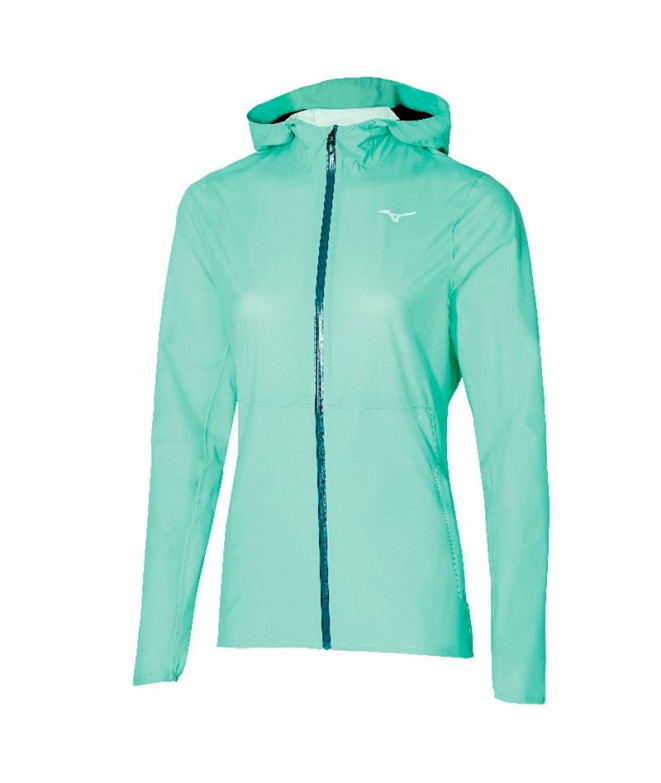 Chaqueta de Trail Mizuno 20K ER Verde Mujer