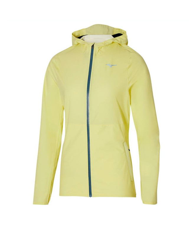 Chaqueta de Trail Mizuno 20K ER Amarillo Mujer