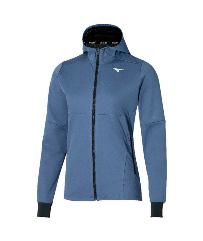 Veste by Running Mizuno Thermal Charge BT Blue femme