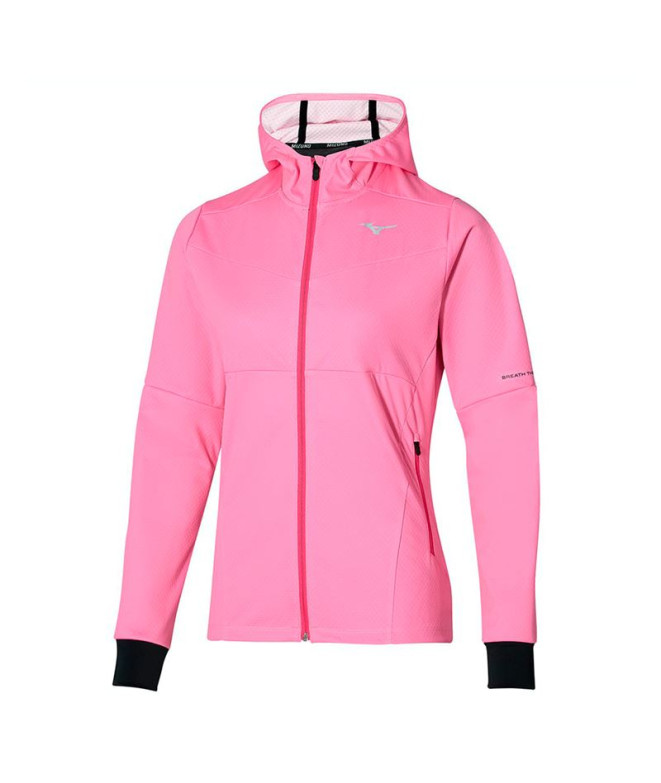 Veste Running Mizuno par Thermal Charge BT Pink femme