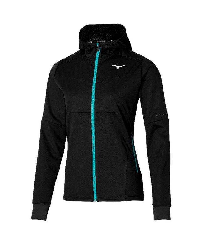Chaqueta de Running Mizuno Thermal Charge BT Negro mujer