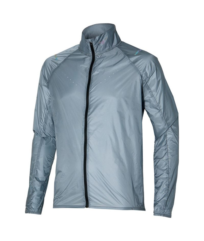 Chaqueta de Running Mizuno Aero Gris Hombre