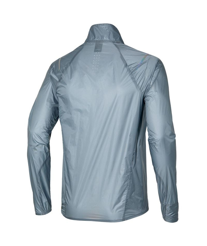 Chaqueta de Running Mizuno Aero Gris Hombre