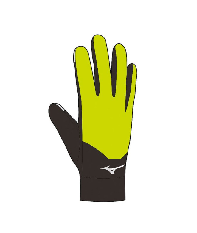 Guantes de Fitness Mizuno Warmalite Negro