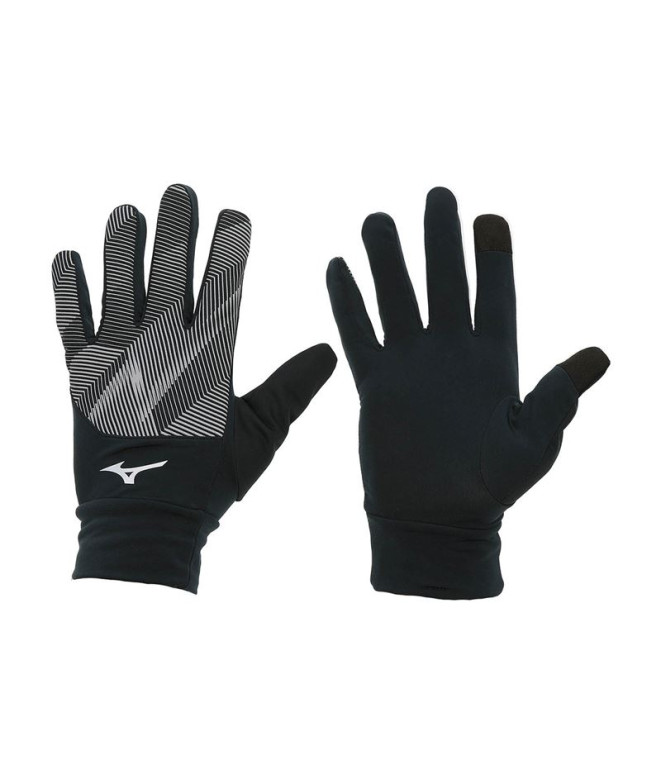 Gants Fitness Mizuno de Windproof Noir