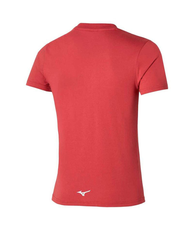 T-shirt Fitness Mizuno de RB Logo Tile rouge Homme