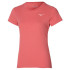 T-shirt Fitness Mizuno de Tee Salmon rouge femme