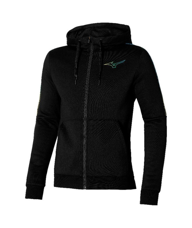 Veste Fitness Mizuno par Release Sweat Black Homme