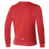 Sweat Fitness Mizuno by Release Crew Sweat Tile Red Homme