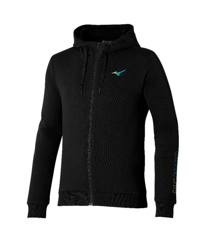 Casaco Fitness Mizuno por RB Sweat Black Homem