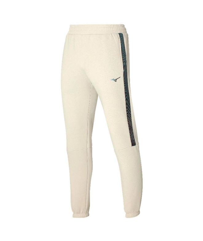 Pantalons Fitness Mizuno from Release Sweat Blanc cassé Homme